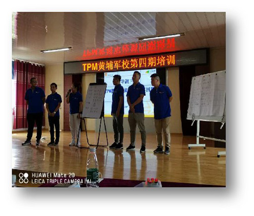 精益管理培訓(xùn)|華潤(rùn)三九TPM指導(dǎo)員黃埔軍校第三期宣傳戰(zhàn)報(bào)